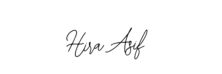 How to make Hira Asif name signature. Use Bearetta-2O07w style for creating short signs online. This is the latest handwritten sign. Hira Asif signature style 12 images and pictures png