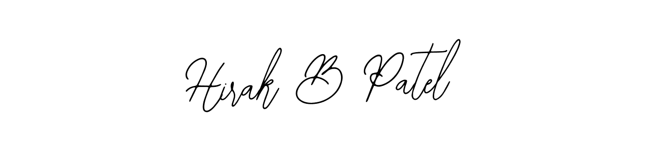 Also You can easily find your signature by using the search form. We will create Hirak B Patel name handwritten signature images for you free of cost using Bearetta-2O07w sign style. Hirak B Patel signature style 12 images and pictures png