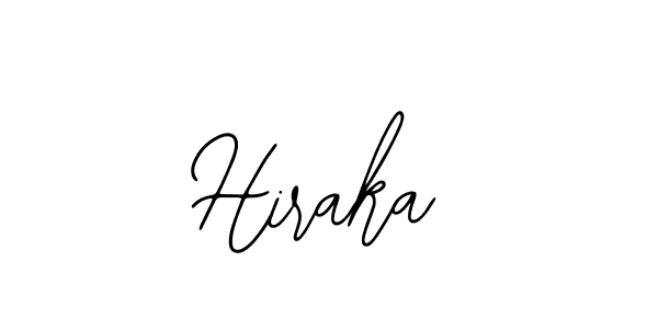 Similarly Bearetta-2O07w is the best handwritten signature design. Signature creator online .You can use it as an online autograph creator for name Hiraka. Hiraka signature style 12 images and pictures png