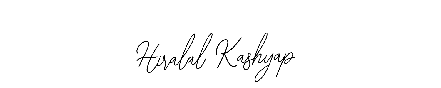Create a beautiful signature design for name Hiralal Kashyap. With this signature (Bearetta-2O07w) fonts, you can make a handwritten signature for free. Hiralal Kashyap signature style 12 images and pictures png