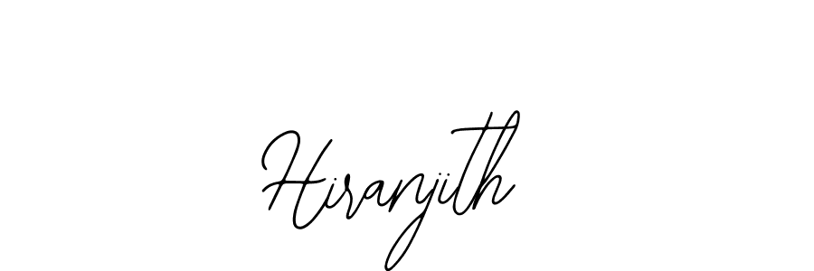 Bearetta-2O07w is a professional signature style that is perfect for those who want to add a touch of class to their signature. It is also a great choice for those who want to make their signature more unique. Get Hiranjith name to fancy signature for free. Hiranjith signature style 12 images and pictures png