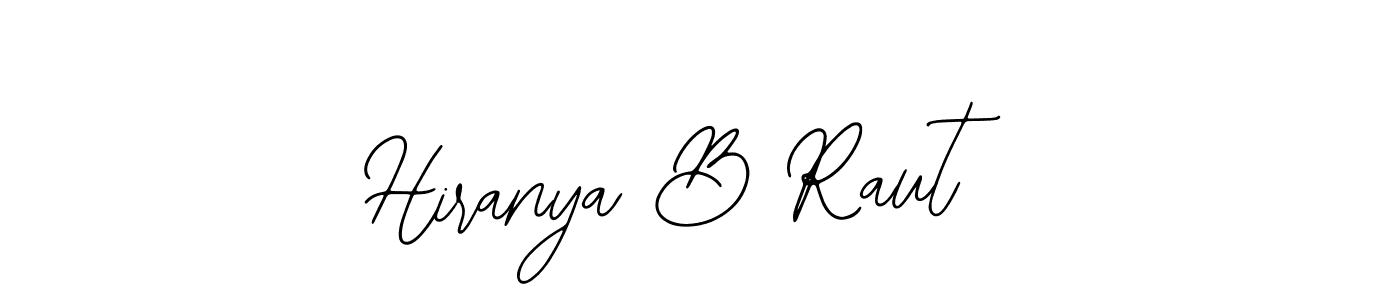 The best way (Bearetta-2O07w) to make a short signature is to pick only two or three words in your name. The name Hiranya B Raut include a total of six letters. For converting this name. Hiranya B Raut signature style 12 images and pictures png