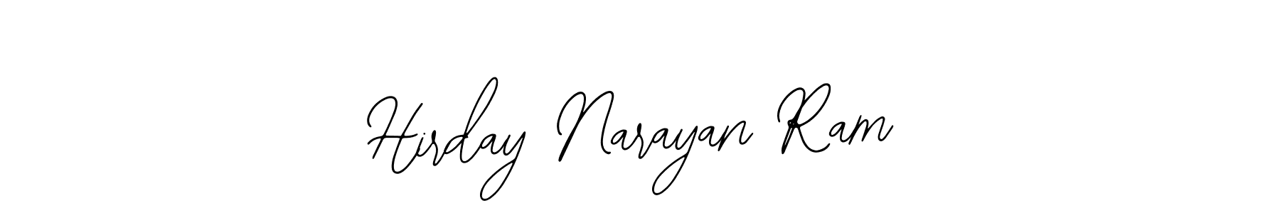 The best way (Bearetta-2O07w) to make a short signature is to pick only two or three words in your name. The name Hirday Narayan Ram include a total of six letters. For converting this name. Hirday Narayan Ram signature style 12 images and pictures png