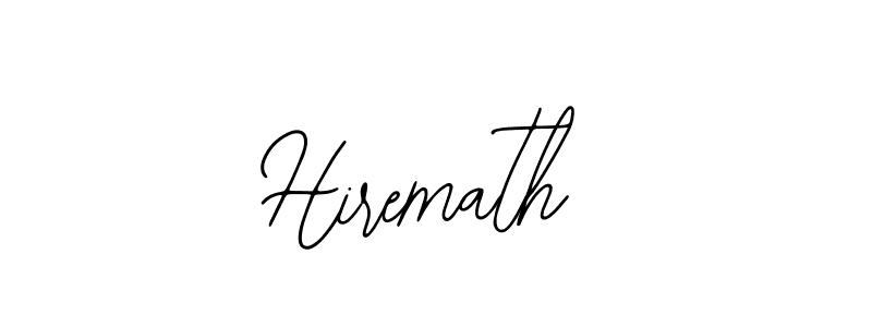 You should practise on your own different ways (Bearetta-2O07w) to write your name (Hiremath) in signature. don't let someone else do it for you. Hiremath signature style 12 images and pictures png