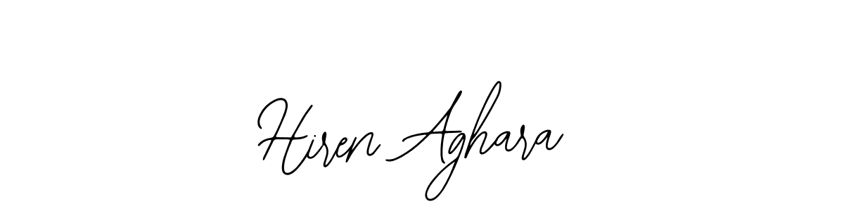 Also we have Hiren Aghara name is the best signature style. Create professional handwritten signature collection using Bearetta-2O07w autograph style. Hiren Aghara signature style 12 images and pictures png