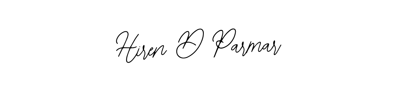 How to make Hiren D Parmar signature? Bearetta-2O07w is a professional autograph style. Create handwritten signature for Hiren D Parmar name. Hiren D Parmar signature style 12 images and pictures png