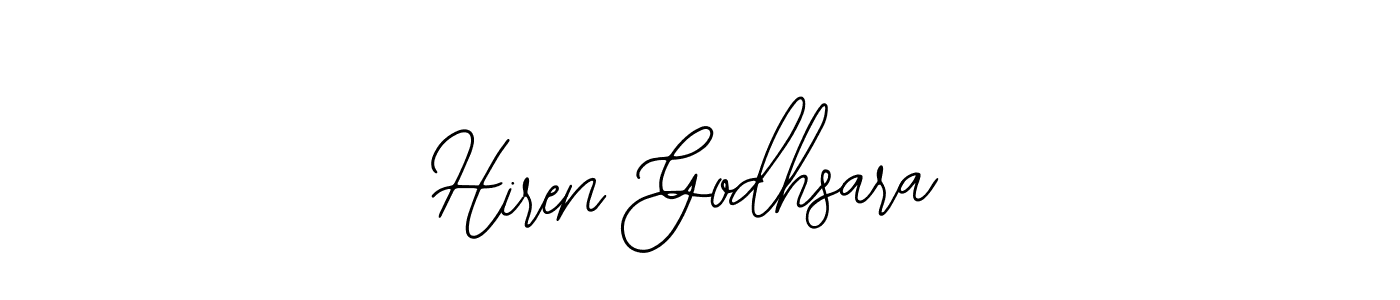 You can use this online signature creator to create a handwritten signature for the name Hiren Godhsara. This is the best online autograph maker. Hiren Godhsara signature style 12 images and pictures png