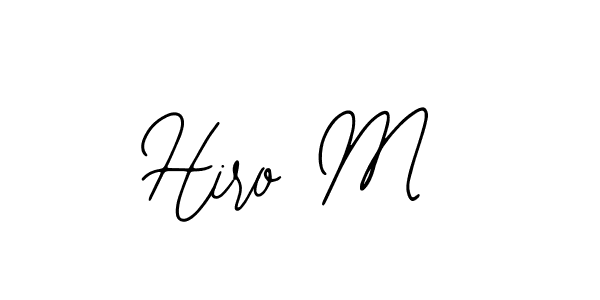 Create a beautiful signature design for name Hiro M. With this signature (Bearetta-2O07w) fonts, you can make a handwritten signature for free. Hiro M signature style 12 images and pictures png