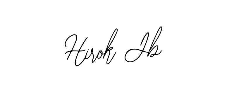 Design your own signature with our free online signature maker. With this signature software, you can create a handwritten (Bearetta-2O07w) signature for name Hirok Jb. Hirok Jb signature style 12 images and pictures png