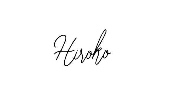 Also You can easily find your signature by using the search form. We will create Hiroko name handwritten signature images for you free of cost using Bearetta-2O07w sign style. Hiroko signature style 12 images and pictures png