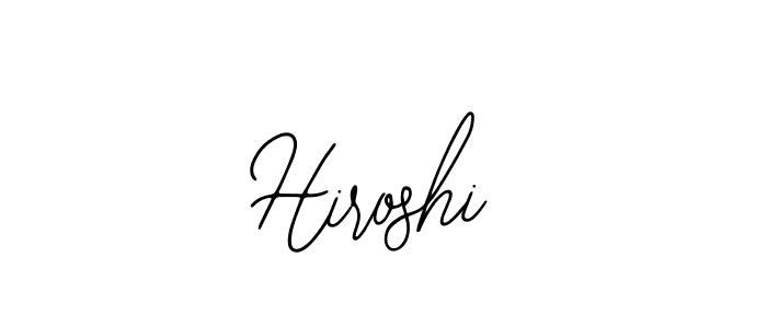 The best way (Bearetta-2O07w) to make a short signature is to pick only two or three words in your name. The name Hiroshi include a total of six letters. For converting this name. Hiroshi signature style 12 images and pictures png