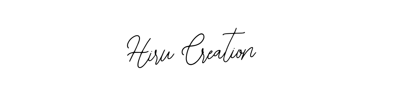 Also we have Hiru Creation name is the best signature style. Create professional handwritten signature collection using Bearetta-2O07w autograph style. Hiru Creation signature style 12 images and pictures png