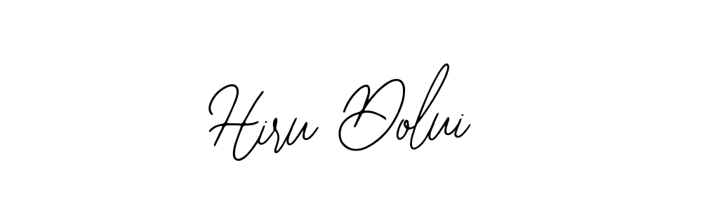 if you are searching for the best signature style for your name Hiru Dolui. so please give up your signature search. here we have designed multiple signature styles  using Bearetta-2O07w. Hiru Dolui signature style 12 images and pictures png