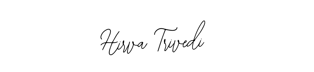 Design your own signature with our free online signature maker. With this signature software, you can create a handwritten (Bearetta-2O07w) signature for name Hirva Trivedi. Hirva Trivedi signature style 12 images and pictures png