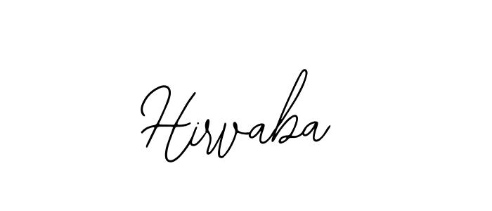 Design your own signature with our free online signature maker. With this signature software, you can create a handwritten (Bearetta-2O07w) signature for name Hirvaba. Hirvaba signature style 12 images and pictures png