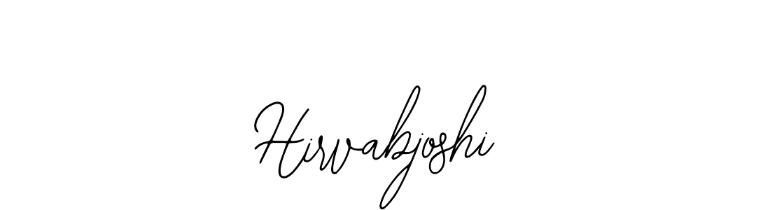 Design your own signature with our free online signature maker. With this signature software, you can create a handwritten (Bearetta-2O07w) signature for name Hirvabjoshi. Hirvabjoshi signature style 12 images and pictures png