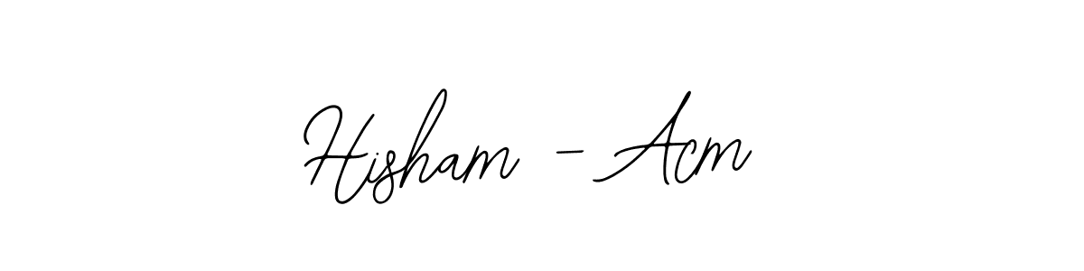 How to make Hisham - Acm signature? Bearetta-2O07w is a professional autograph style. Create handwritten signature for Hisham - Acm name. Hisham - Acm signature style 12 images and pictures png