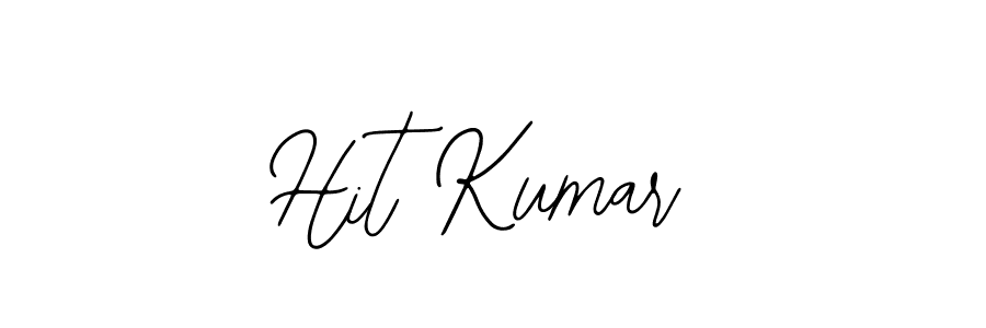 Also we have Hit Kumar name is the best signature style. Create professional handwritten signature collection using Bearetta-2O07w autograph style. Hit Kumar signature style 12 images and pictures png