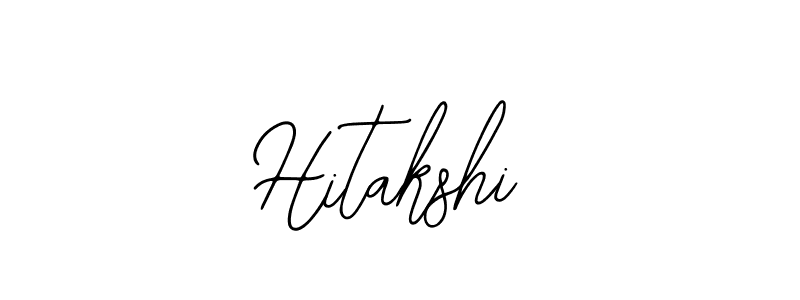 How to make Hitakshi name signature. Use Bearetta-2O07w style for creating short signs online. This is the latest handwritten sign. Hitakshi signature style 12 images and pictures png