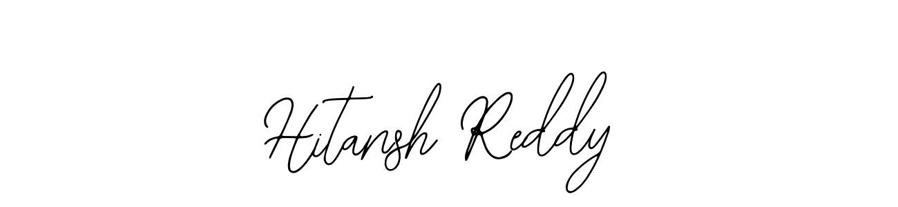 Design your own signature with our free online signature maker. With this signature software, you can create a handwritten (Bearetta-2O07w) signature for name Hitansh Reddy. Hitansh Reddy signature style 12 images and pictures png