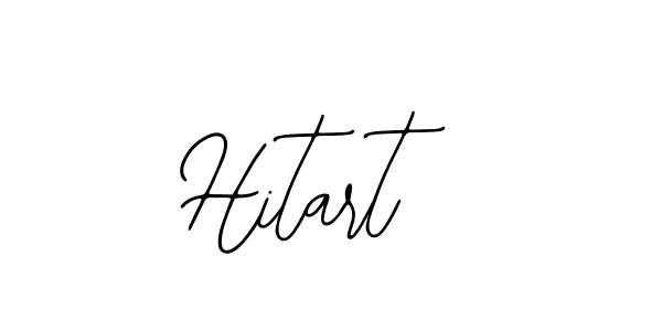 Use a signature maker to create a handwritten signature online. With this signature software, you can design (Bearetta-2O07w) your own signature for name Hitart. Hitart signature style 12 images and pictures png