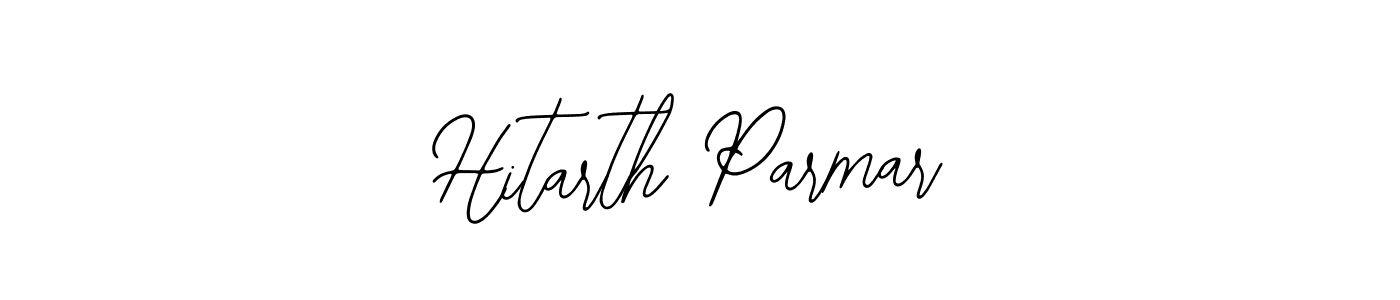 Bearetta-2O07w is a professional signature style that is perfect for those who want to add a touch of class to their signature. It is also a great choice for those who want to make their signature more unique. Get Hitarth Parmar name to fancy signature for free. Hitarth Parmar signature style 12 images and pictures png