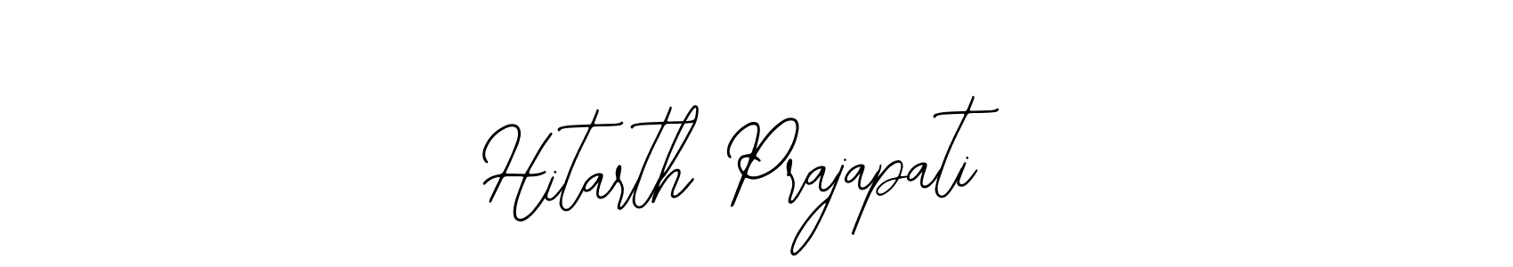 How to make Hitarth Prajapati signature? Bearetta-2O07w is a professional autograph style. Create handwritten signature for Hitarth Prajapati name. Hitarth Prajapati signature style 12 images and pictures png