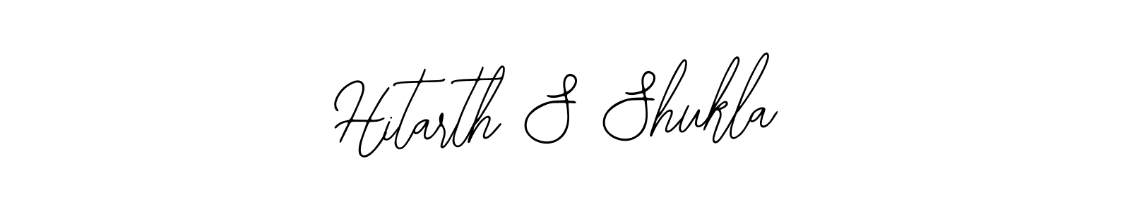 if you are searching for the best signature style for your name Hitarth S Shukla. so please give up your signature search. here we have designed multiple signature styles  using Bearetta-2O07w. Hitarth S Shukla signature style 12 images and pictures png