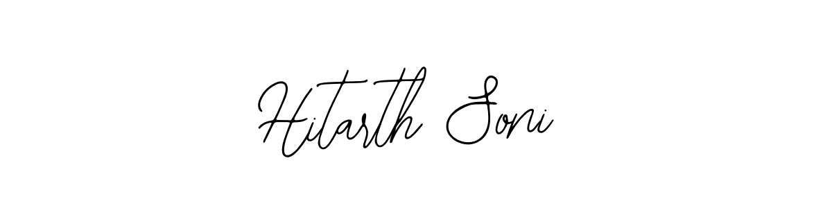 Make a beautiful signature design for name Hitarth Soni. With this signature (Bearetta-2O07w) style, you can create a handwritten signature for free. Hitarth Soni signature style 12 images and pictures png