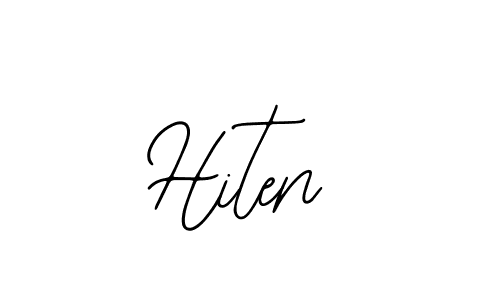 Create a beautiful signature design for name Hiten. With this signature (Bearetta-2O07w) fonts, you can make a handwritten signature for free. Hiten signature style 12 images and pictures png