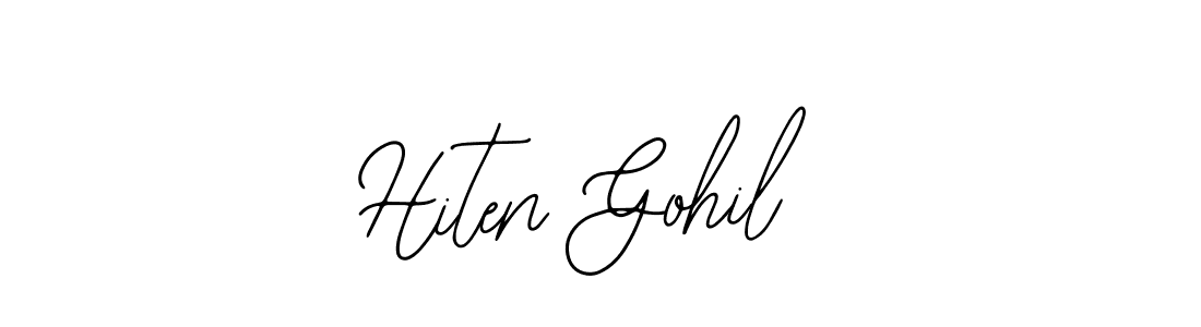Bearetta-2O07w is a professional signature style that is perfect for those who want to add a touch of class to their signature. It is also a great choice for those who want to make their signature more unique. Get Hiten Gohil name to fancy signature for free. Hiten Gohil signature style 12 images and pictures png