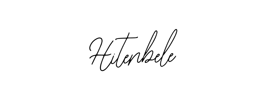 Bearetta-2O07w is a professional signature style that is perfect for those who want to add a touch of class to their signature. It is also a great choice for those who want to make their signature more unique. Get Hitenbele name to fancy signature for free. Hitenbele signature style 12 images and pictures png