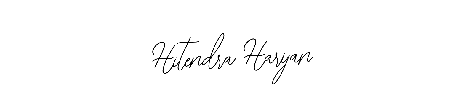 Make a short Hitendra Harijan signature style. Manage your documents anywhere anytime using Bearetta-2O07w. Create and add eSignatures, submit forms, share and send files easily. Hitendra Harijan signature style 12 images and pictures png