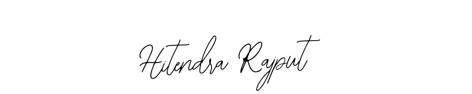 You should practise on your own different ways (Bearetta-2O07w) to write your name (Hitendra Rajput) in signature. don't let someone else do it for you. Hitendra Rajput signature style 12 images and pictures png