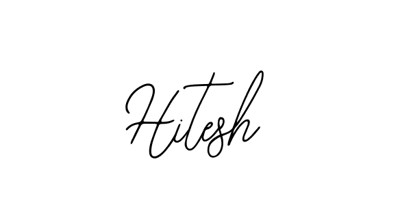 Also we have Hitesh name is the best signature style. Create professional handwritten signature collection using Bearetta-2O07w autograph style. Hitesh signature style 12 images and pictures png