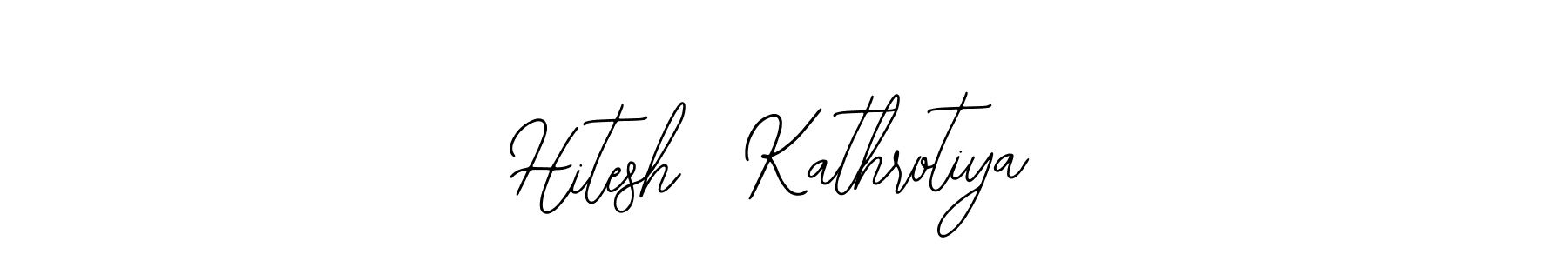 Make a beautiful signature design for name Hitesh  Kathrotiya. Use this online signature maker to create a handwritten signature for free. Hitesh  Kathrotiya signature style 12 images and pictures png