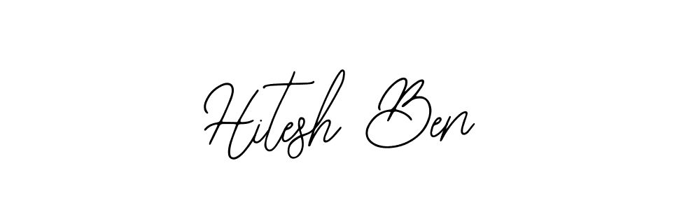 if you are searching for the best signature style for your name Hitesh Ben. so please give up your signature search. here we have designed multiple signature styles  using Bearetta-2O07w. Hitesh Ben signature style 12 images and pictures png