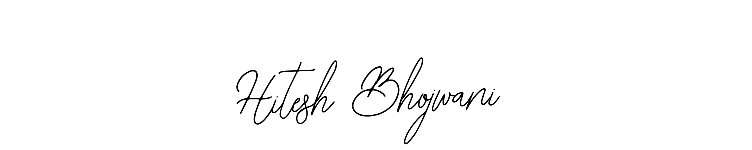 Design your own signature with our free online signature maker. With this signature software, you can create a handwritten (Bearetta-2O07w) signature for name Hitesh Bhojwani. Hitesh Bhojwani signature style 12 images and pictures png