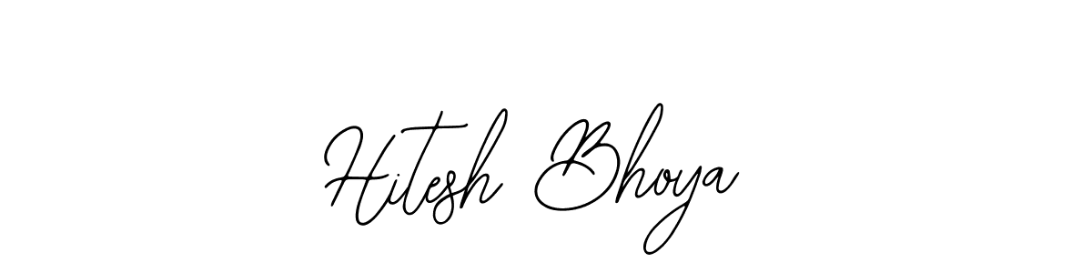 if you are searching for the best signature style for your name Hitesh Bhoya. so please give up your signature search. here we have designed multiple signature styles  using Bearetta-2O07w. Hitesh Bhoya signature style 12 images and pictures png