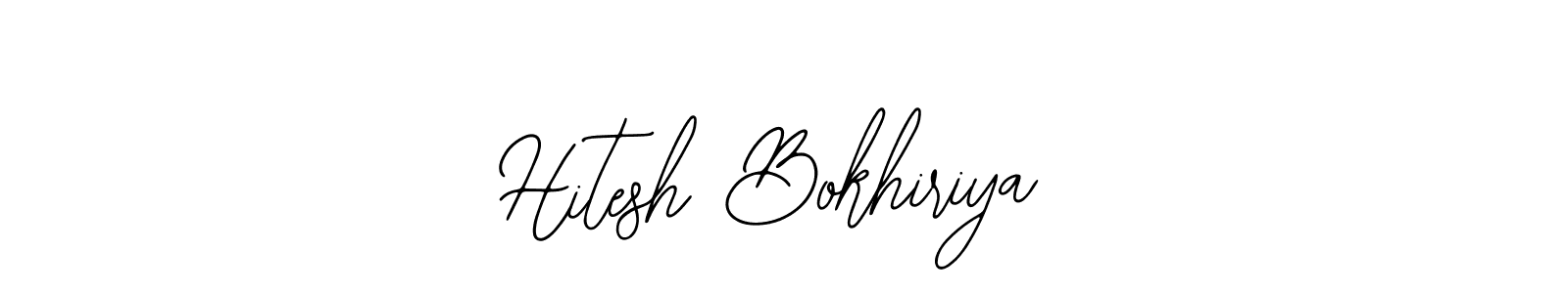 if you are searching for the best signature style for your name Hitesh Bokhiriya. so please give up your signature search. here we have designed multiple signature styles  using Bearetta-2O07w. Hitesh Bokhiriya signature style 12 images and pictures png