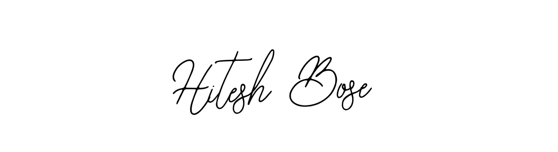 Hitesh Bose stylish signature style. Best Handwritten Sign (Bearetta-2O07w) for my name. Handwritten Signature Collection Ideas for my name Hitesh Bose. Hitesh Bose signature style 12 images and pictures png