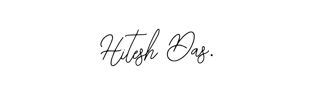 The best way (Bearetta-2O07w) to make a short signature is to pick only two or three words in your name. The name Hitesh Das. include a total of six letters. For converting this name. Hitesh Das. signature style 12 images and pictures png