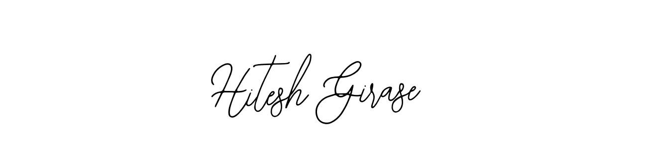 Use a signature maker to create a handwritten signature online. With this signature software, you can design (Bearetta-2O07w) your own signature for name Hitesh Girase. Hitesh Girase signature style 12 images and pictures png