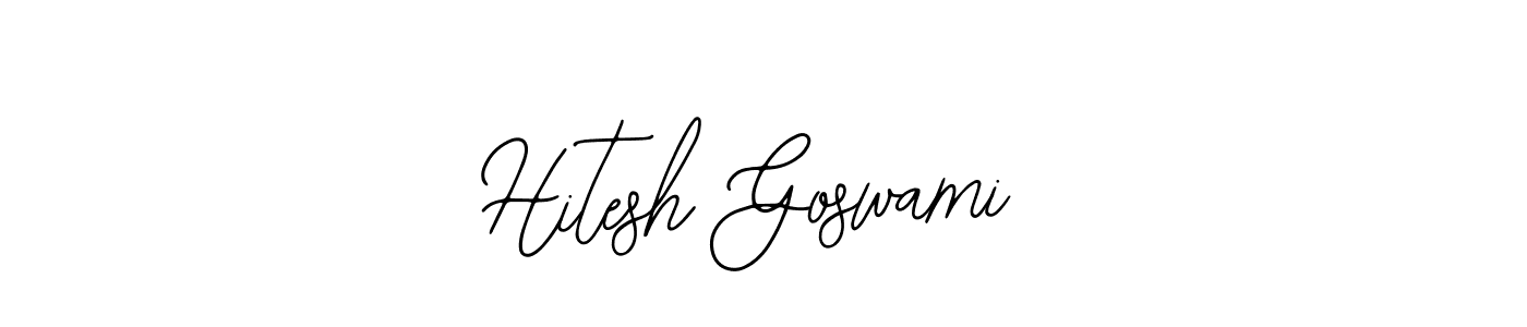 Make a beautiful signature design for name Hitesh Goswami. Use this online signature maker to create a handwritten signature for free. Hitesh Goswami signature style 12 images and pictures png