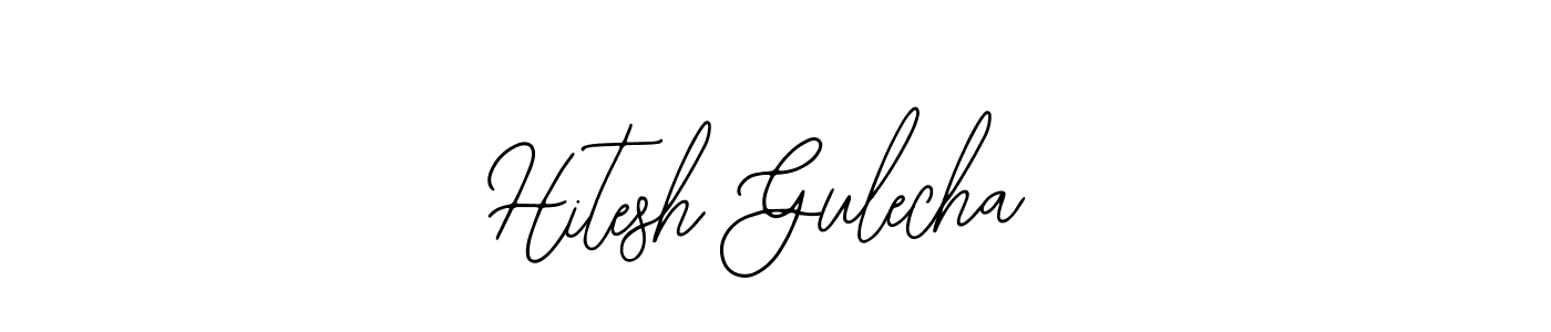 Design your own signature with our free online signature maker. With this signature software, you can create a handwritten (Bearetta-2O07w) signature for name Hitesh Gulecha. Hitesh Gulecha signature style 12 images and pictures png