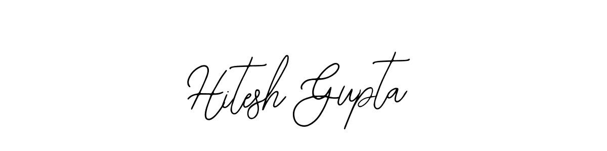 You should practise on your own different ways (Bearetta-2O07w) to write your name (Hitesh Gupta) in signature. don't let someone else do it for you. Hitesh Gupta signature style 12 images and pictures png