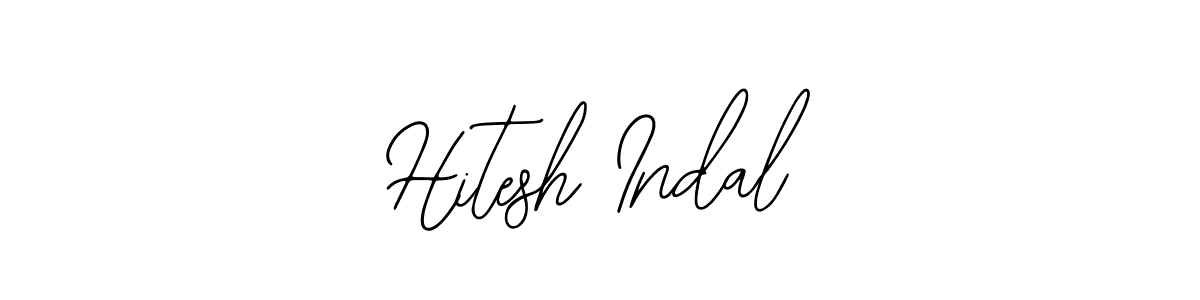 Make a beautiful signature design for name Hitesh Indal. With this signature (Bearetta-2O07w) style, you can create a handwritten signature for free. Hitesh Indal signature style 12 images and pictures png