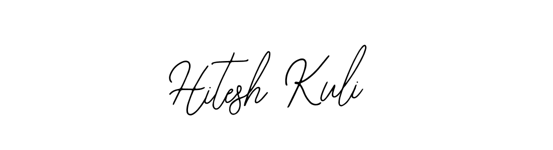 It looks lik you need a new signature style for name Hitesh Kuli. Design unique handwritten (Bearetta-2O07w) signature with our free signature maker in just a few clicks. Hitesh Kuli signature style 12 images and pictures png