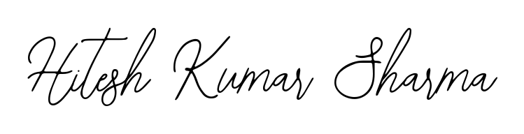 You should practise on your own different ways (Bearetta-2O07w) to write your name (Hitesh Kumar Sharma) in signature. Don't let someone else do it for you. Hitesh Kumar Sharma signature style 12 images and pictures png