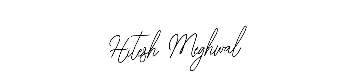 Make a beautiful signature design for name Hitesh Meghwal. Use this online signature maker to create a handwritten signature for free. Hitesh Meghwal signature style 12 images and pictures png